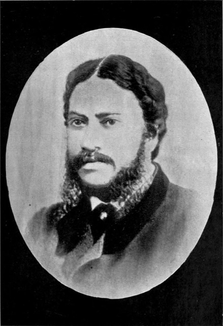 Portrait of the Bengali poet Michael Madhusudan Dutt